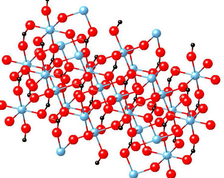 calcite crystal structure